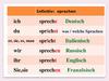 Irregular verbs