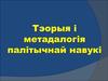 Тэорыя і метадалогія палітычнай навукі