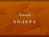 Холера -гостра інфекційна хвороба