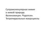 Супрамолекулярная химия в живой природе. Валиномицин. Родопсин. Тетрапиррольные макроциклы (Лекция 8)