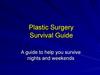 Plastic Surgery. Survival Guide