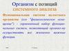 Организм с позиций системного анализа