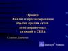 Анализ и прогнозирование объема продаж сетей автозаправочных станций в США. StatSoft Russia