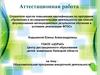 Аттестационная работа. Образовательная программа внеурочной деятельности для детей-инвалидов Липецкой области