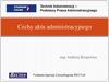 Cechy aktu administracyjnego