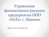 Управление финансовыми рисками предприятия