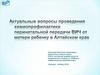Актуальные вопросы проведения химиопрофилактики перинатальной передачи ВИЧ от матери ребенку в Алтайском крае
