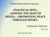 Экзаменационный перевод. Статья «Политическое заблуждение»