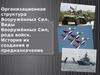 Организационная структура Вооружённых Сил. Виды ВС, рода войск. История их создания и предназначение