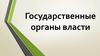 Государственные органы власти