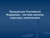 Прокуратура Российской Федерации : система органов, структура, компетенция