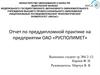 Отчет по преддипломной практике на предприятии ОАО «РУСПОЛИМЕТ»