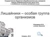 Лишайники – особая группа организмов
