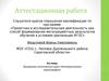 Аттестационная работа. Программа элективного курса «Интерактивная картография»