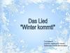 Winter kommt