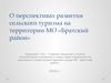 Перспективы развития сельского туризма на территории МО «Братский район»