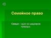 Семейное право