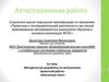 Аттестационная работа. Методическая разработка по выполнению проектной работы «Магнитное поле»
