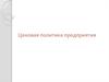 Ценовая политика предприятия