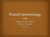 French borrowings