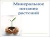 Минеральное питание растений. (6 класс)