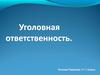 Уголовная ответственность