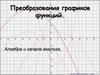 Преобразования графиков функций