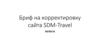 Бриф на корректировку сайта SDM-Travel