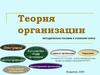 Теория организации. Методическое пособие к учебному курсу