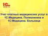 Учет платных медицинских услуг в 1С:Медицина. Поликлиника и 1С:Медицина. Больница