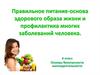 Значение питания для детей и подростков