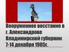 Вооруженное восстание в г. Александрове Владимирской губернии 7-14 декабря 1905 г