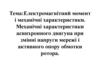 Механічні характеристики асинхронного двигуна