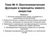 Биогеохимические функции и принципы живого вещества