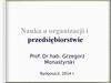 Nauka o organizacji i przedsiębiorstwie. Kapitał organizacji i jego zmiany. (Wyklad 7)