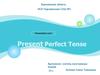 Present perfect tense
