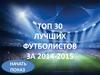 Топ 30 лучших футболистов