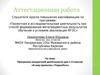 Аттестационная работа. Программа внеурочной деятельности для 1-4 классов «В мир проектов с Перволого»