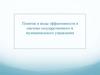 Эффективность в системе государственного и муниципального управления
