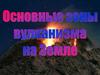 Основные законы вулканизма на земле