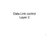 Data Link control