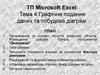 ТП Microsoft Excel. Графічне подання даних та побудова діаграм. (Лекция 5. Тема 4)
