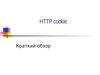 HTTP cookie. Краткий обзор