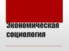 Экономическая социология