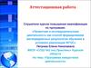 Аттестационная работа. Программа внеурочной деятельности