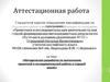 Аттестационная работа. Методическая разработка по выполнению проектной и исследовательской работы в старшей школе