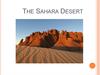 He Sahara desert