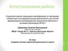 Аттестационная работа. Создание системы проектной деятельности в школе