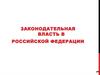 Законодательная власть в Российской Федерации