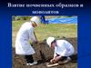 Взятие почвенных образцов и монолитов
